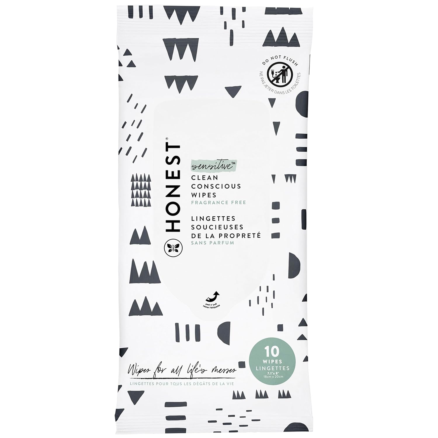 The Honest Company Clean Conscious Multi-Use Wipes | Hypoallergenic + Unscented for Sensitive Skin