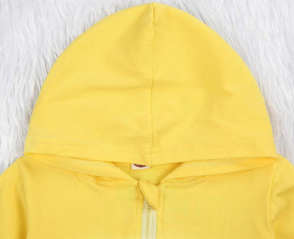 Imcute Baby Zip Up Hoodie, Unisex inflant Toddler Long Sleeve Sweatshirts Lightweight Jacket Hooded