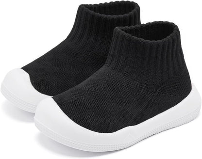 Eashi Baby Boy Girl Non-Skid Indoor Infant Walking Shoes Breathable Warm Elastic Sock Shoes with
