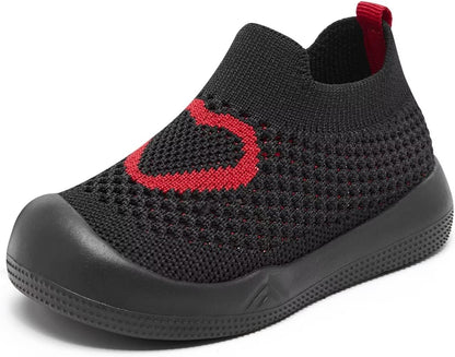 Eashi Baby Boy Girl Non-Skid Indoor Infant Walking Shoes Breathable Warm Elastic Sock Shoes with