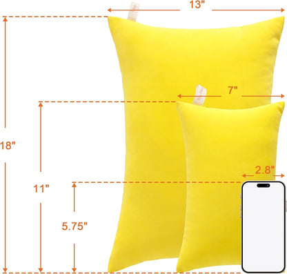 NTBAY Tiny Pillows, Down Alternative 7"x11" Microfiber Mini Pillows for Travel, Pets, Soft Machine