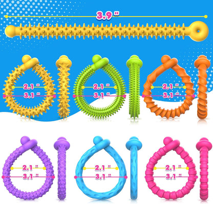 Sensory Toys Fidget Stretchy Strings: Fidget Toys Bracelet for Kids Calming - Adjustable Sensory