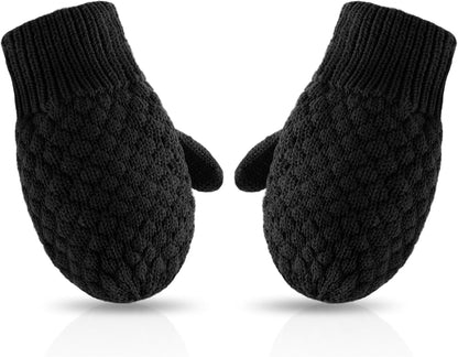 Baby Knit Mittens Toddler Boys Girls Gloves Winter Infant Newborn No Scratch Mitten 0-3 Years