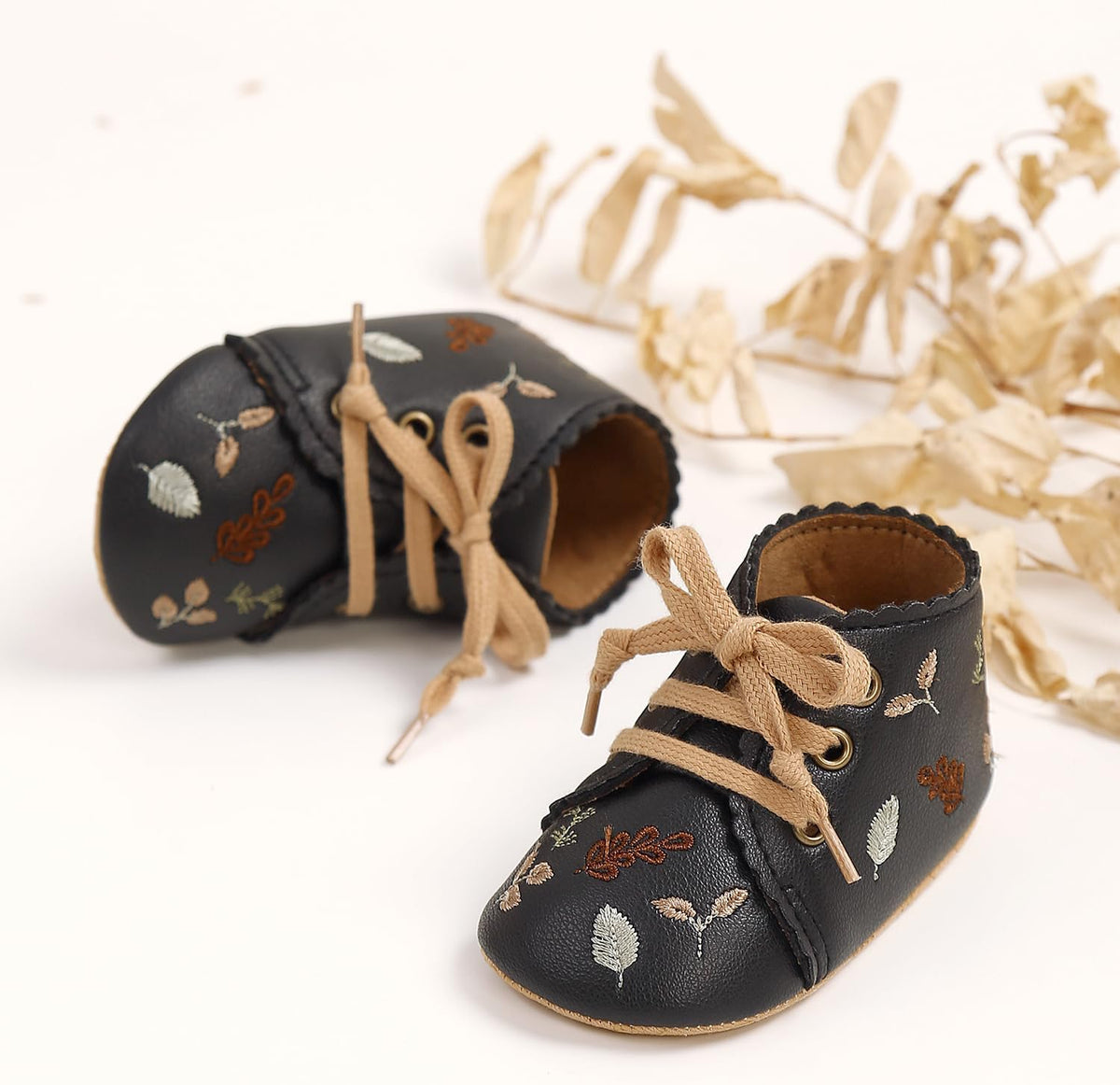 Baby Shoes Mary Jane Flats Non Slip Soft Sole Infant Toddler Sneakers First Walkers Party Christmas
