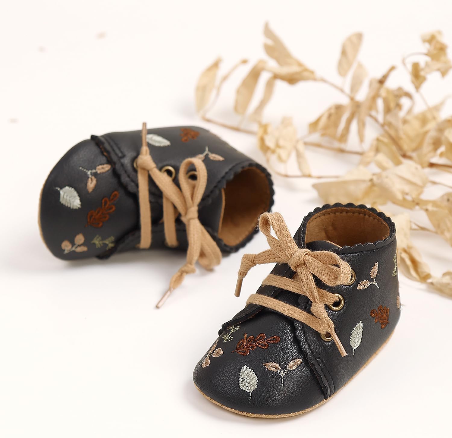 Baby Shoes Mary Jane Flats Non Slip Soft Sole Infant Toddler Sneakers First Walkers Party Christmas