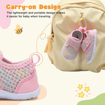 FEETCITY Baby Walking Shoes Barefoot Baby Shoes Infant Sneakers Newborn Crib Shoe Lightweight