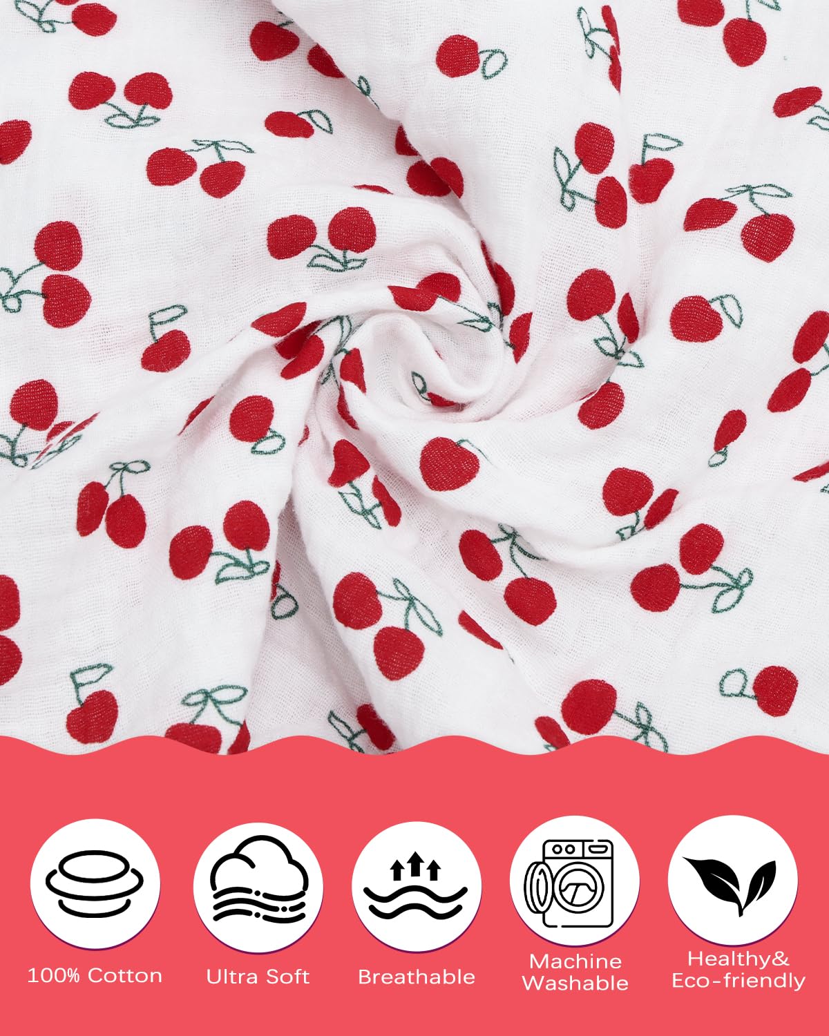 ALVABABY Toddler Pillowcases 2 Pack Muslin Cotton Kids Pillow Cover Fit 13"x 18" or 12"x16"