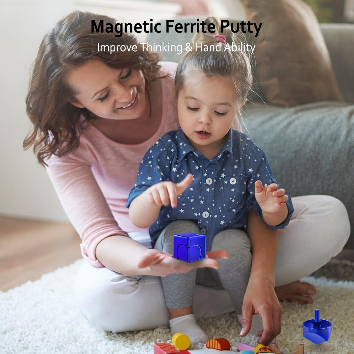 Infinity Gear Fidget Spinner Toy, 2-in-1 Transforming Fidget for Kids and Adults, Stress Relief Toy