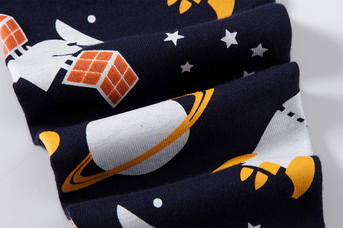 Boys Cotton Pajamas Long Sleeve Toddler Boys Pjs Kids Sleepwear Sets 18months-18years