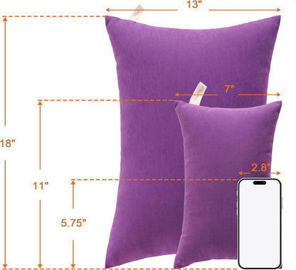 NTBAY Toddler Pillows, Down Alternative 13"x18" Pillows, Machine Washable - Soft and Breathable