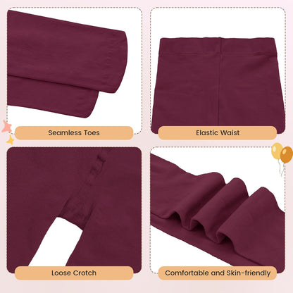 Girls Ballet Dance Tights for Toddler Baby Soft Athletic Leggings Infant Elastic Dance Tights for