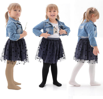 EPEIUS Baby Girl Tights Thick Cable Knit Leggings Stockings Cotton Pantyhose for Newborn Infant