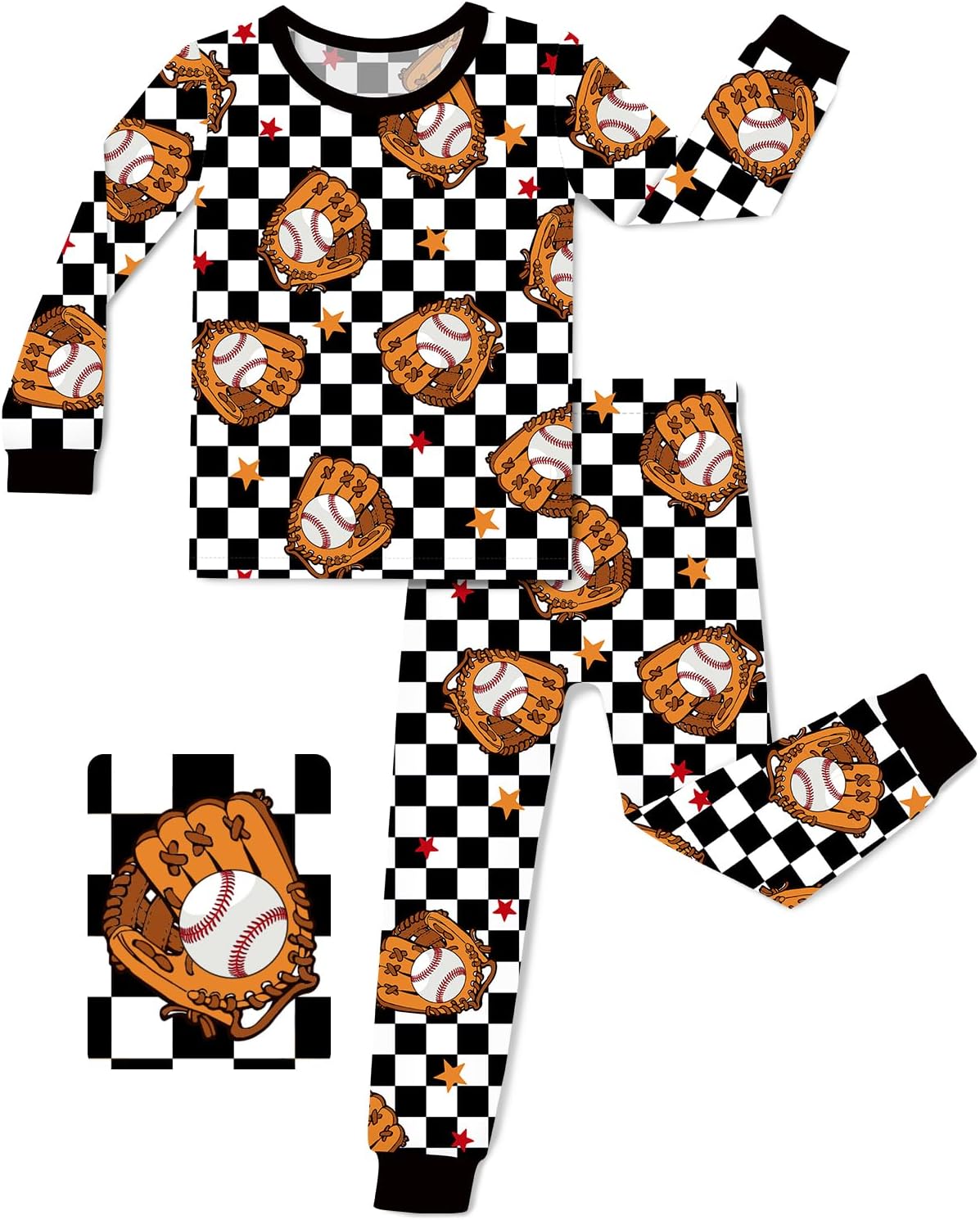 Bamboo Viscose Toddler Pajamas Boys Girls Baby 12M-8Y Pjs Sets Kids 2pcs Snug fit Long-Sleeve