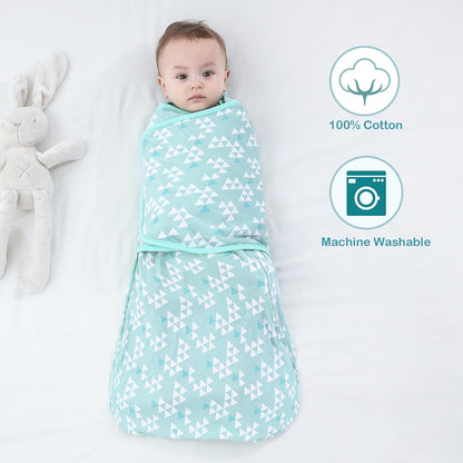 Sleepsack Swaddle,Adjustable Wearable Baby Sleep Sack XL,Miracle Swaddle for Babies Large,100%