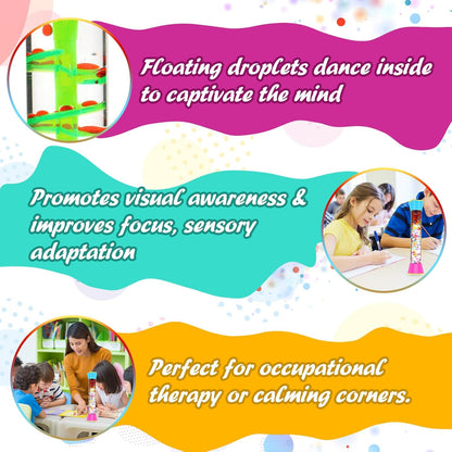 Sensory Fidget Tubes - Calm down Toys for Kids - Sensory Tubes for Calm Down Corner