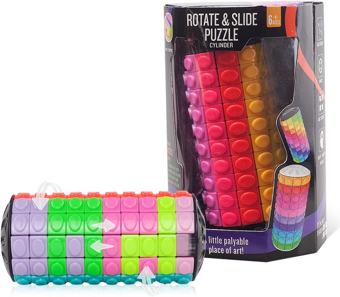 R.Y.TOYS Rotate and Slide Puzzle-Design Patent,Fidget Toys(Restore Order/Create Patterns) 12