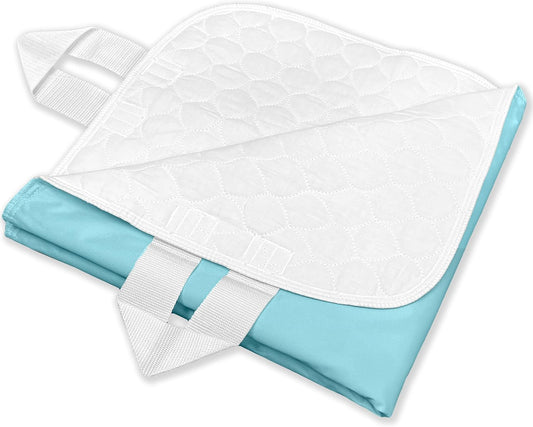 RMS Ultra Soft 4-Layer Washable and Reusable Incontinence Bed Pad - Waterproof Bed Pads with 4