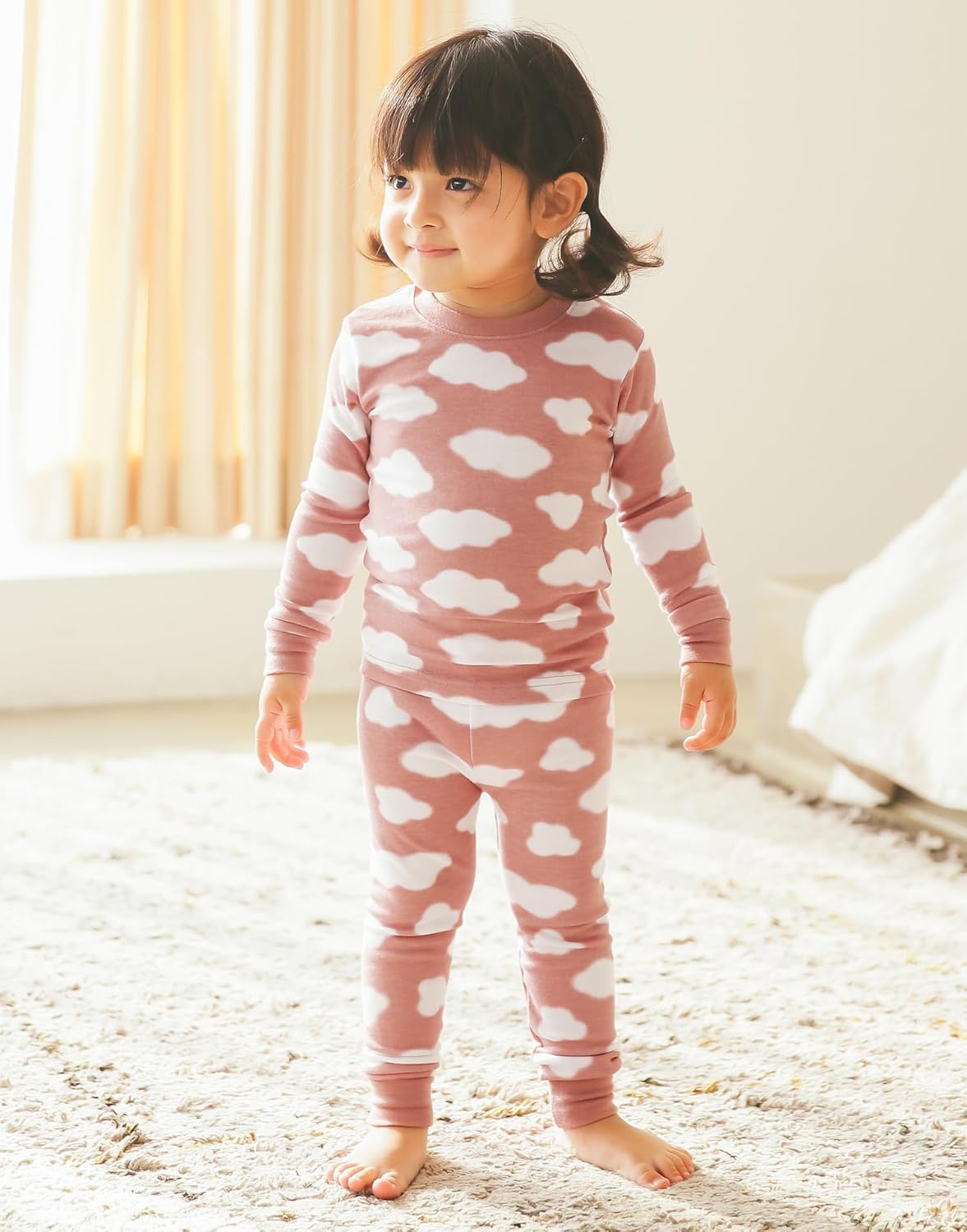VAENAIT BABY 6M-12Y Kids Unisex Girls & Boys Soft Comfy Modal Tencel Sleepwear Pajamas 2pcs or 4pcs