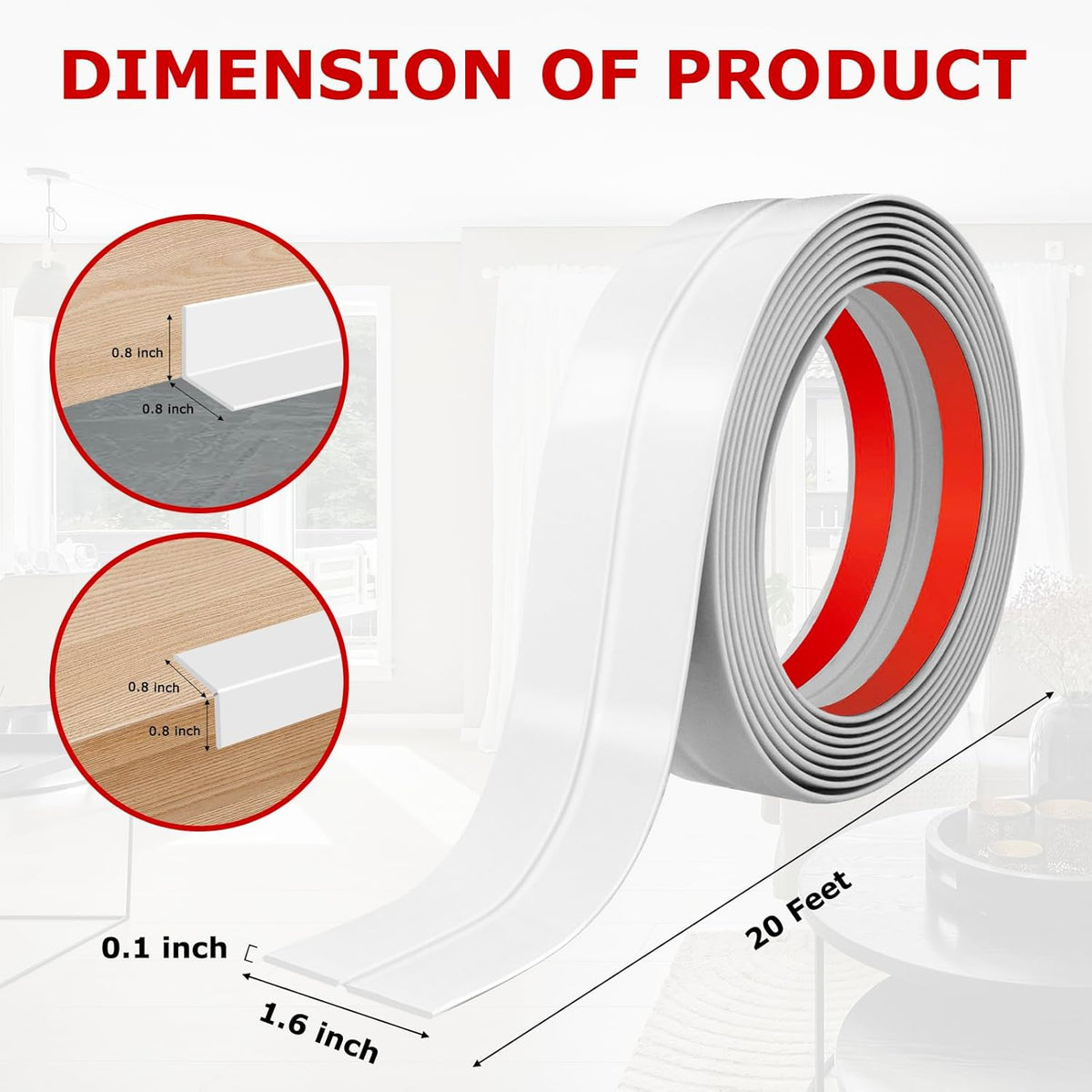 Flexible Wall Corner Protector Moulding Trim Peel and Stick Wall Corner Guards Edge Protector Self