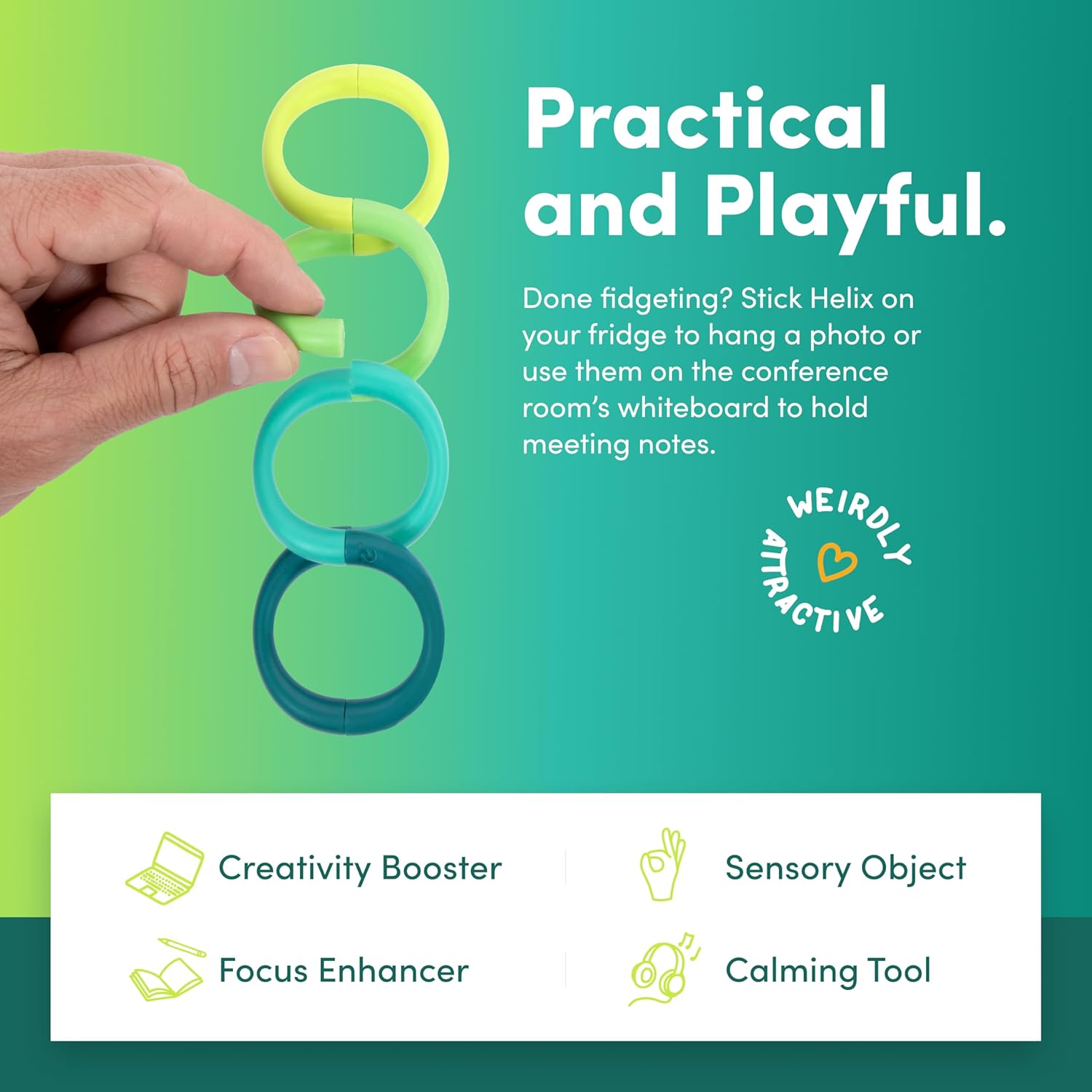 Speks Helix Fidget Toy for Adults and Desk Toy for Office - Acid