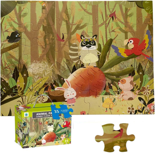 Jumbo Floor Puzzle for Kids, Large Jigsaw Puzzles 35 Piece for Kids Ages 3-5,Preschool Learning &