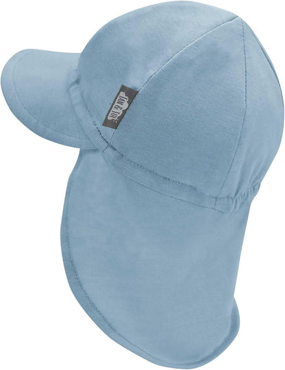 JAN & JUL Sun Soft Baby Cap | Cotton Neck Flap Hat for Littles