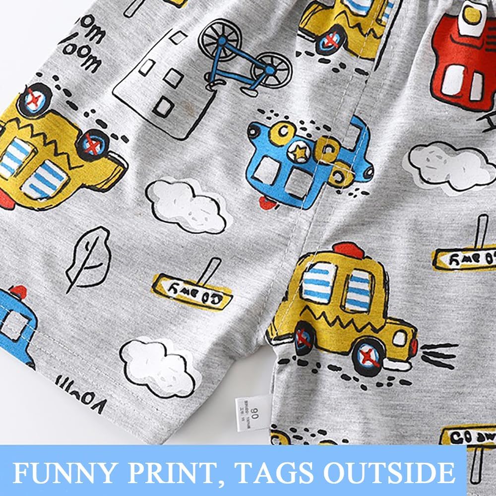 Toddler Baby Boy Clothes for 2t 3t Boys Cute Summer Short Sleeve T-Shirt Tops Shorts Clothes Sets