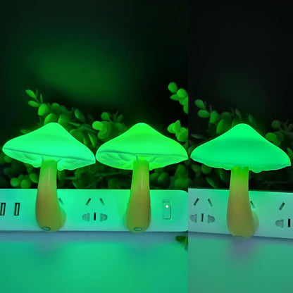 AUSAYE 3 Pack Sensor LED Night Light Plug in Lamp Mushroom Night Light for Adults Kids NightLight