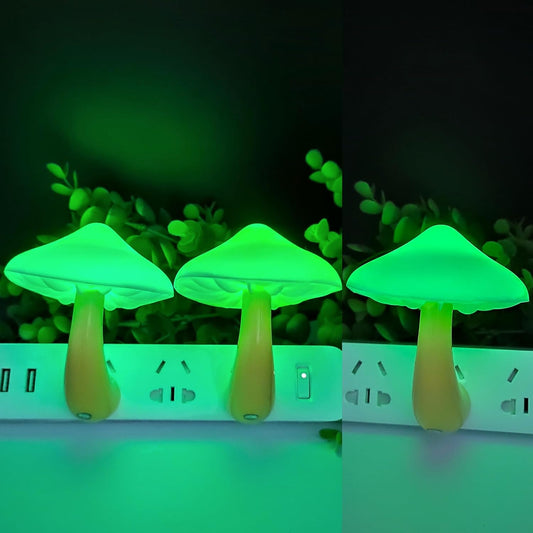 AUSAYE 3 Pack Sensor LED Night Light Plug in Lamp Mushroom Night Light for Adults Kids NightLight