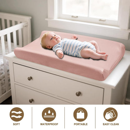 Owlowla Changing Pad Cover,Waterproof Changing Pad Covers-Soft Leather Diaper Changing Table