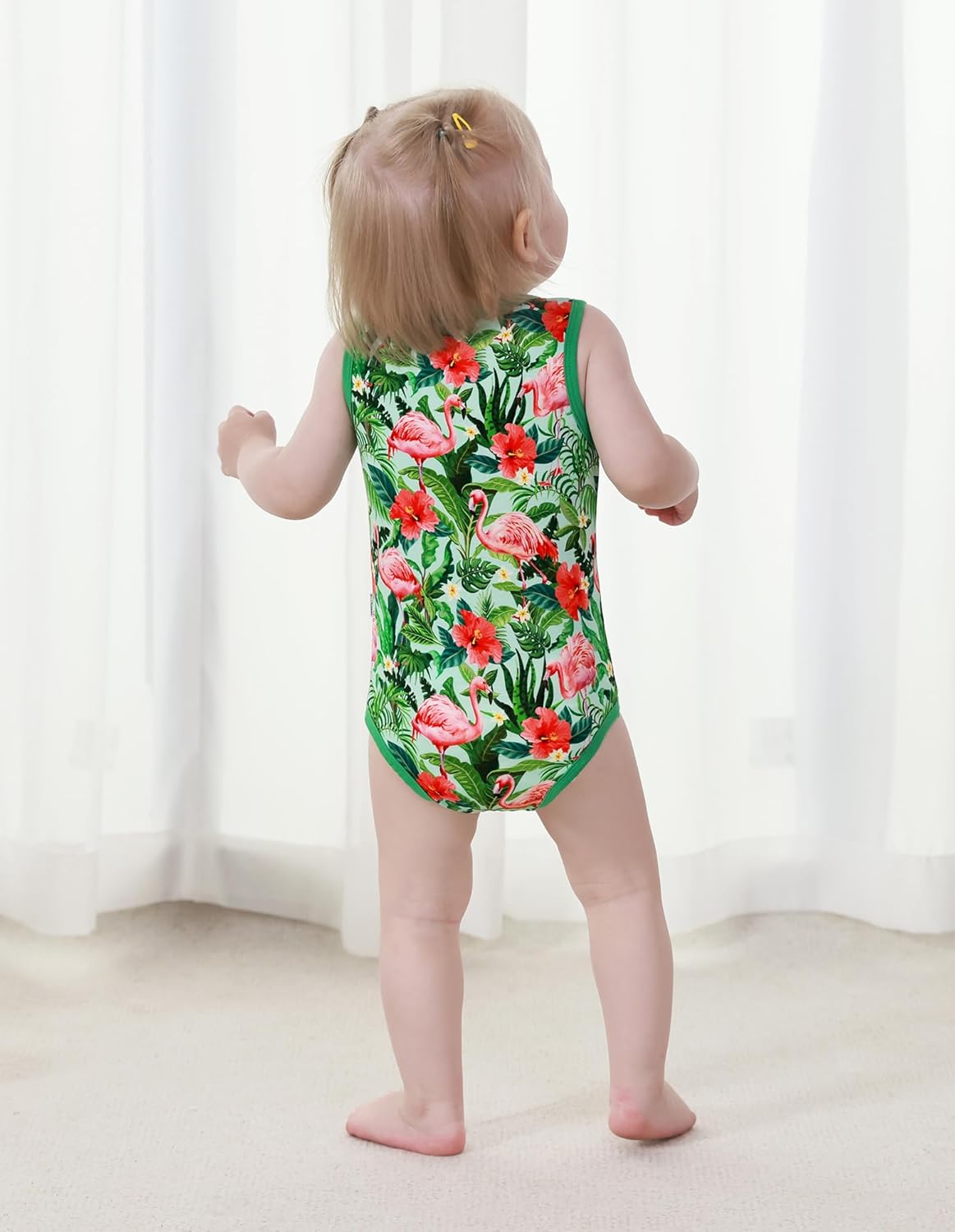 Baby Boy Girl Pajamas Toddler Infant Unisex Sleeveless Sleep Bodysuit Sleepwear Newborn Snap Snug