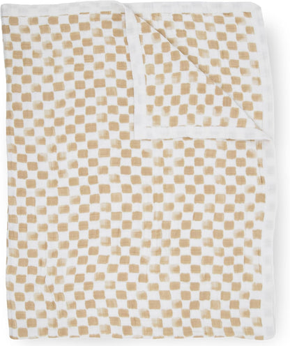 Little Unicorn Premium Quilted Throw | Super Soft, Multi-Layered Muslin XL Blanket| Great for Kids