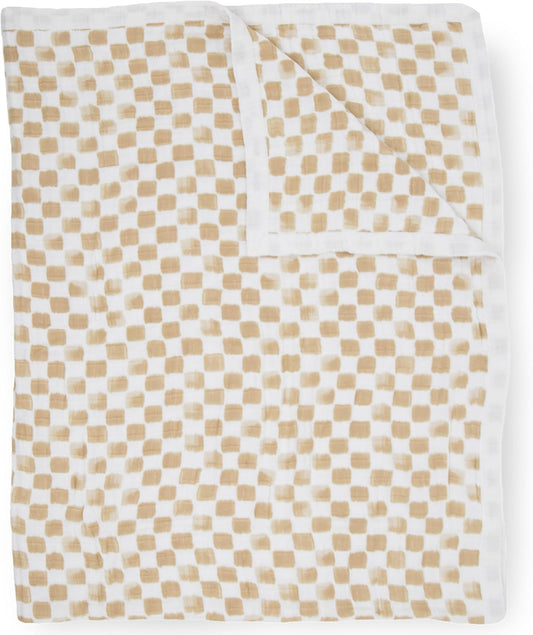 Little Unicorn Premium Quilted Throw | Super Soft, Multi-Layered Muslin XL Blanket| Great for Kids