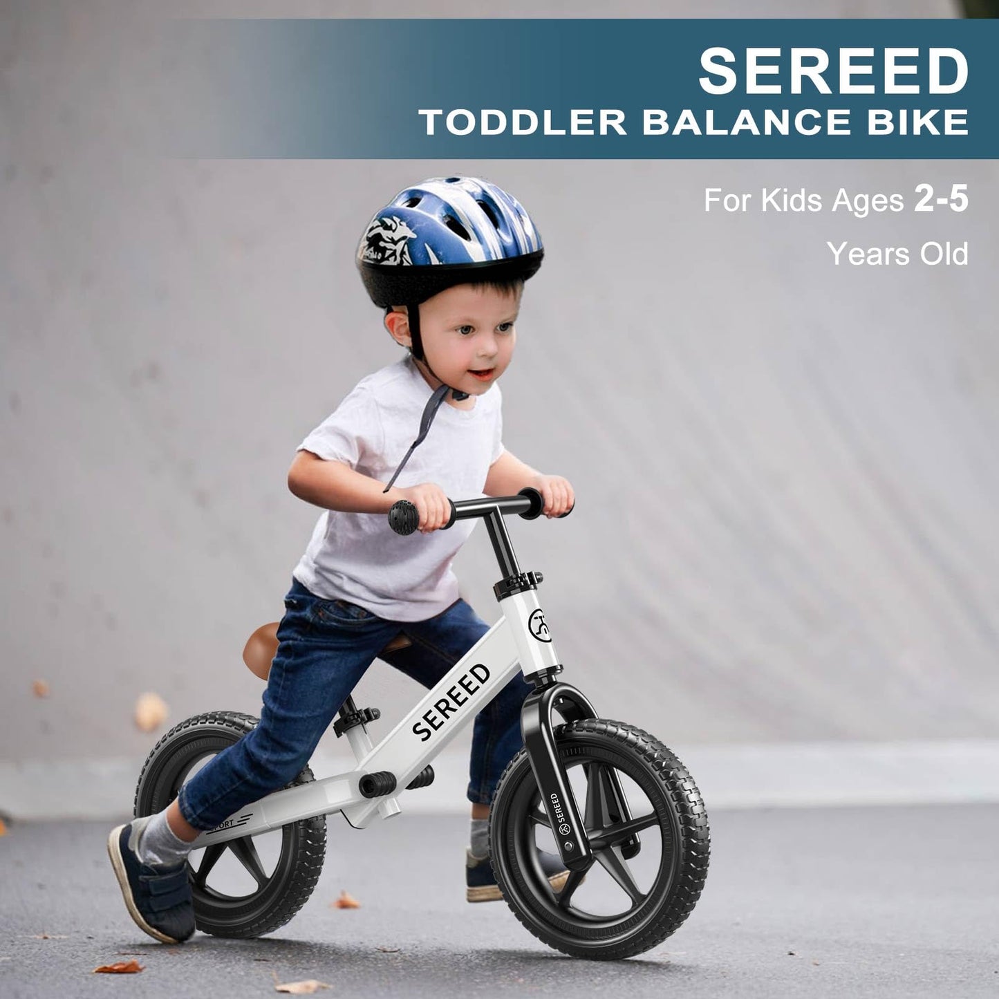 SEREED Toddler Balance Bike 2 Year Old, Gift for 2-3 Boys Girls, Adjustable