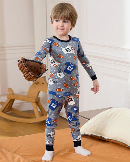 Bamboo Viscose Toddler Pajamas Boys Girls Baby 12M-8Y Pjs Sets Kids 2pcs Snug fit Long-Sleeve