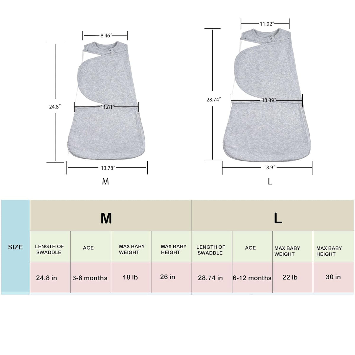 Baby Sleep Sack Swaddle,Adjustable Wearable Baby Sleep Sack XL,Miracle Swaddles for Babies