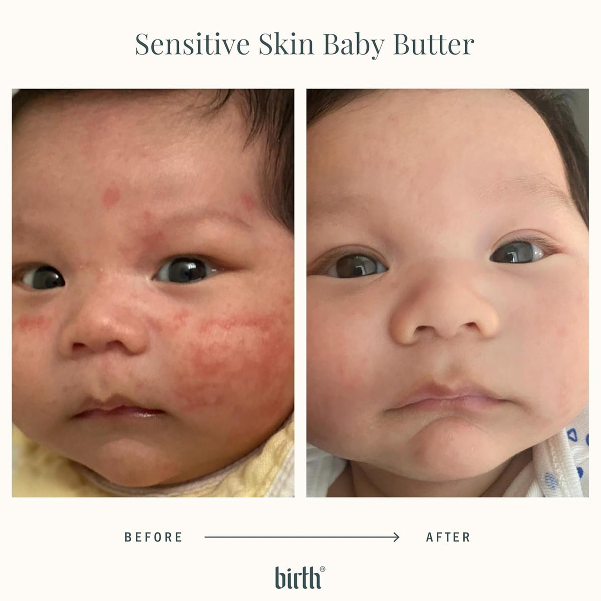 Baby Relieving Butter - Natural Cocoa Seed Butter with Colloidal Oatmeal Diaper Cream for Itchy, &