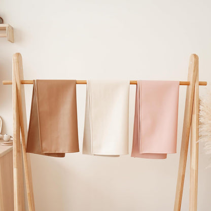 Konssy Faux Leather Baby Changing Mat 2 Pack, Waterproof, Wipeable & Portable Diaper Changing Pad