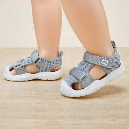 BMCiTYBM Baby Boy Girl Closed Toe Summer Sandals Lightweight Shoes Infant Non-Slip First Walking