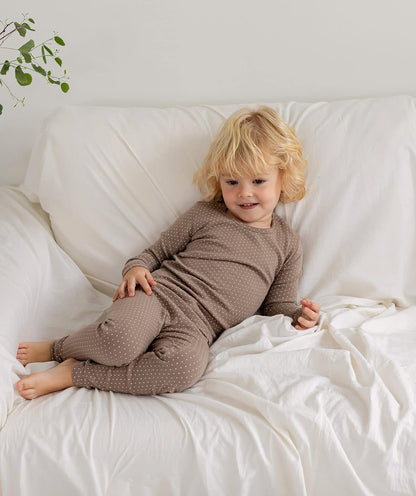 AVAUMA Baby Boys Girls Pajama Set 6M-7T Kids Cute Toddler Snug fit Pattern Design Pjs Cotton