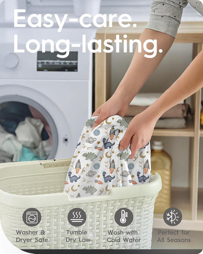 Bassinet Sheets for Baby Boy Girl, TotBasic Buttery Soft Universal Bassinet Fitted Sheet