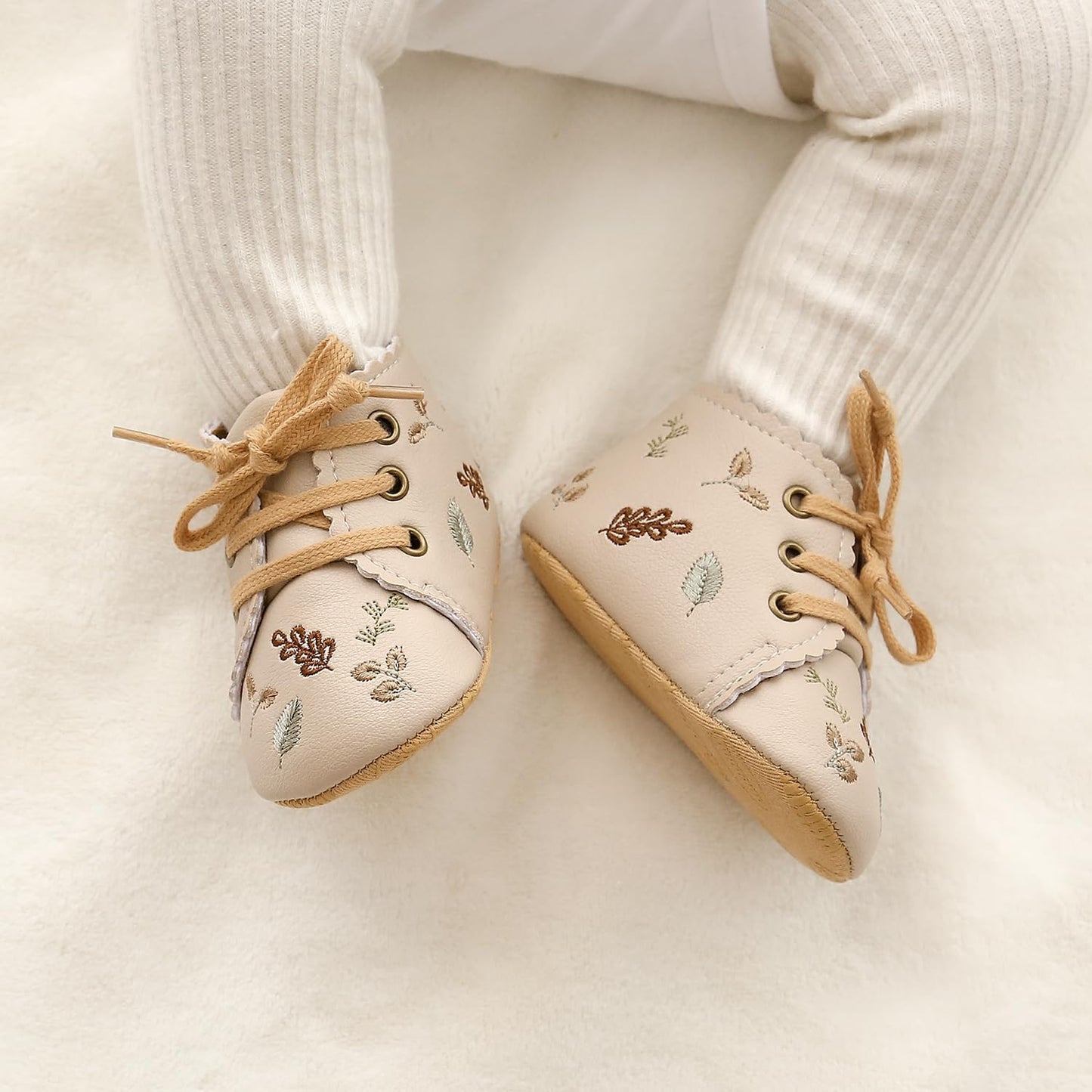 Baby Shoes Mary Jane Flats Non Slip Soft Sole Infant Toddler Sneakers First Walkers Party Christmas