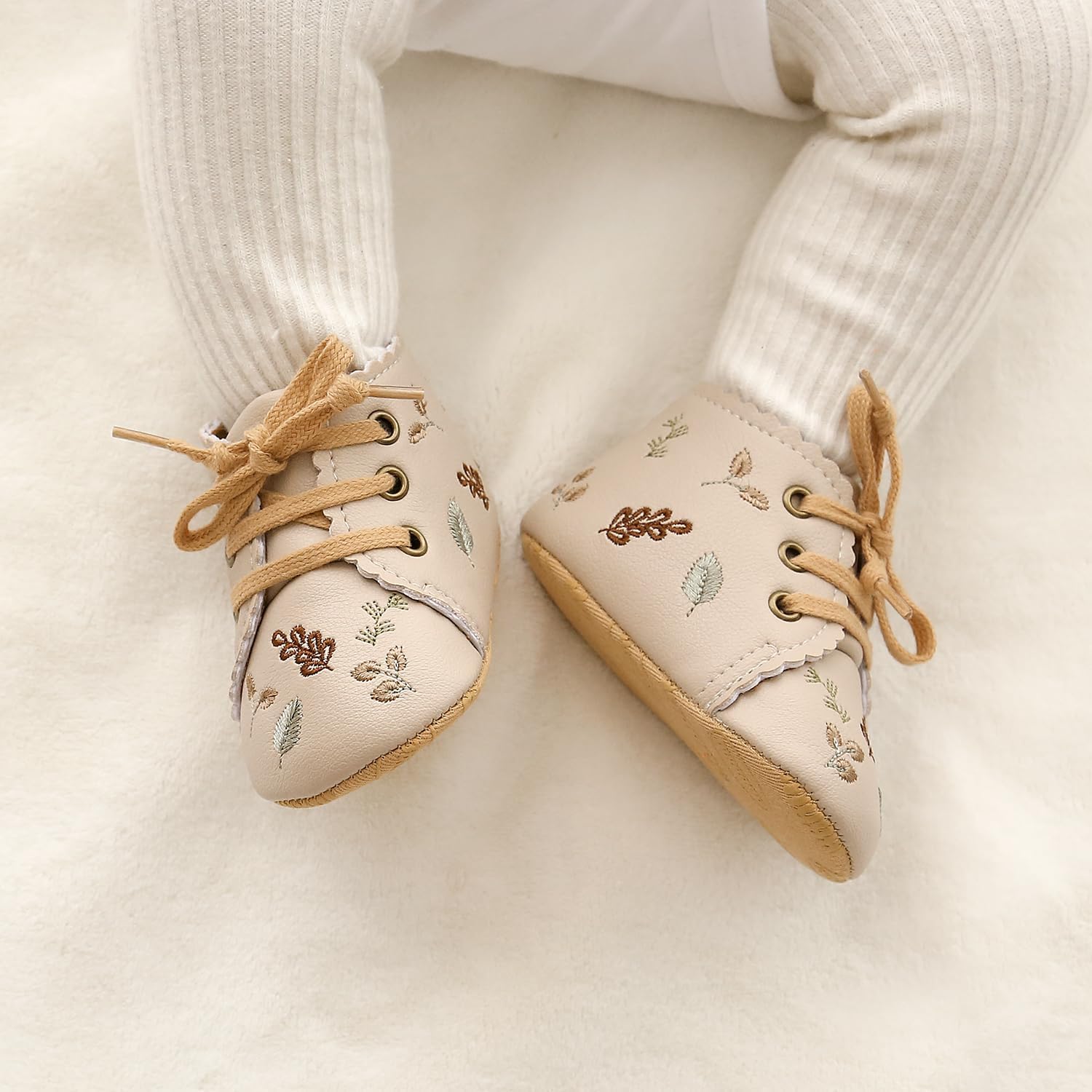 Baby Shoes Mary Jane Flats Non Slip Soft Sole Infant Toddler Sneakers First Walkers Party Christmas