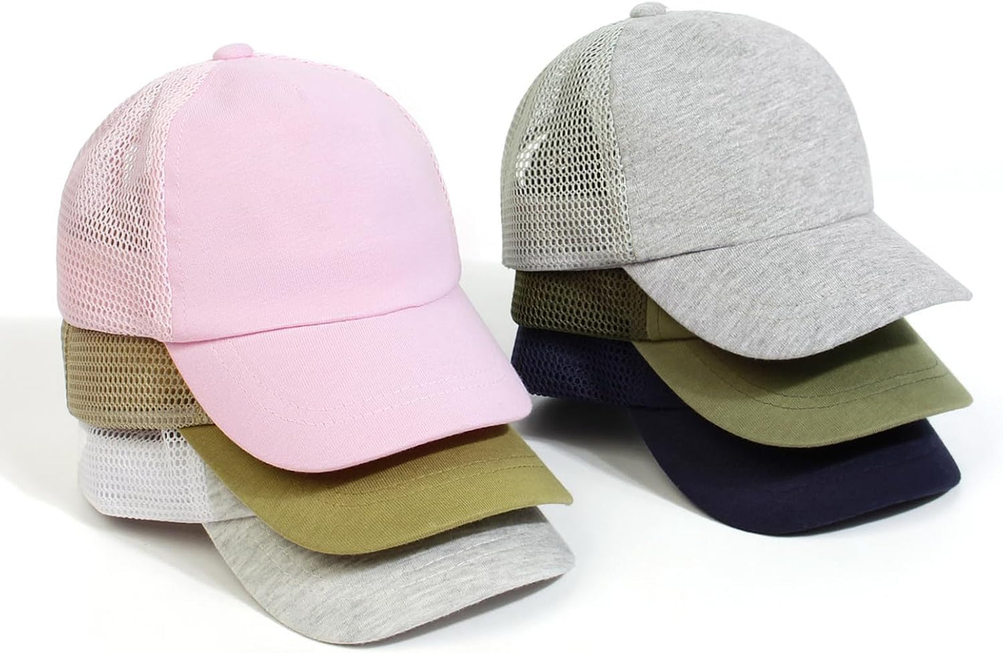 Duoyeree Toddler Baseball Cap Baby Cap Sun hat Print Dinosaur Pattern and Solid Color hat Kids boy