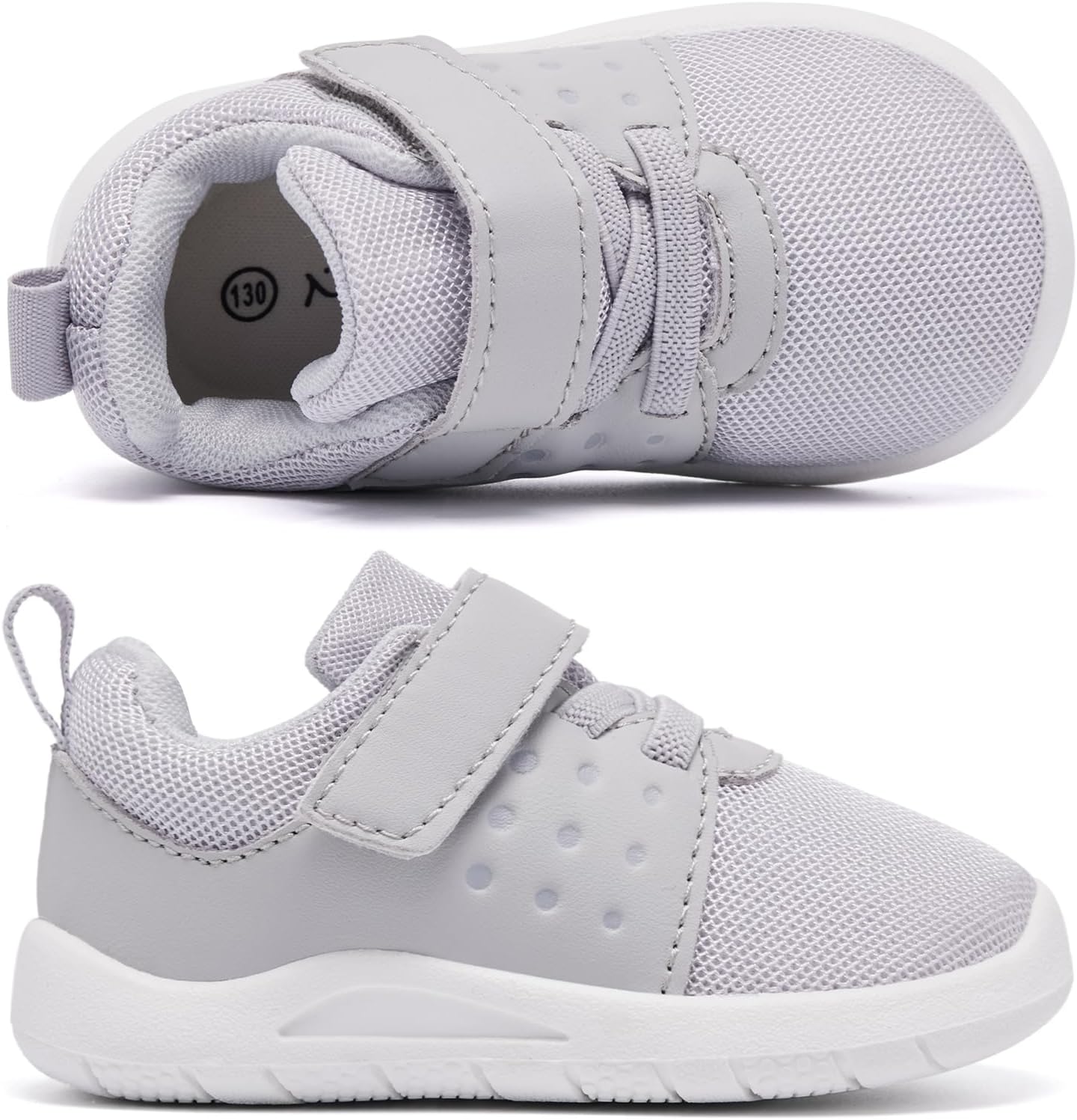 MORENDL Toddler Baby Shoes 0-4 Years Boy Girl Lightweight Breathable Non-Slip Sports Sneakers