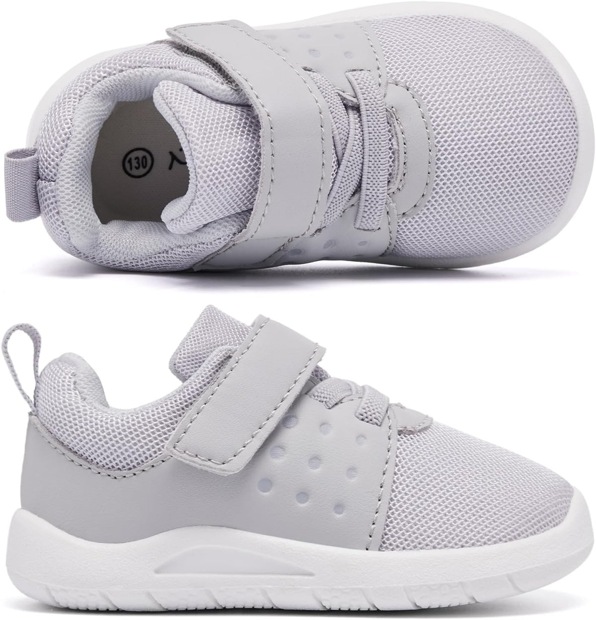 MORENDL Toddler Baby Shoes 0-4 Years Boy Girl Lightweight Breathable Non-Slip Sports Sneakers