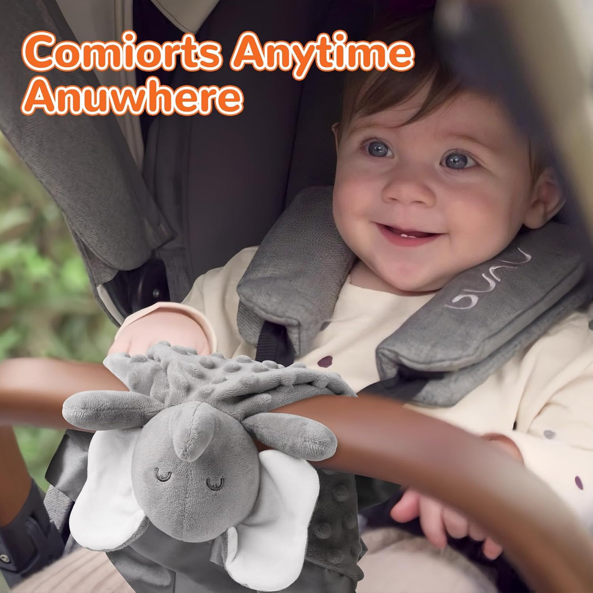 Loveys for Babies, Soft Baby Security Blanket Lovies for Babies, Stuffed Animals Blankie for