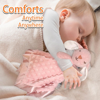 Loveys for Babies, Soft Baby Security Blanket Lovies for Babies, Stuffed Animals Blankie for