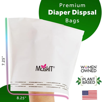 MaskIT Diaper Disposal Bags | Eliminate Odor With Our Patented Odor Blocking Diaper Disposal Bags |