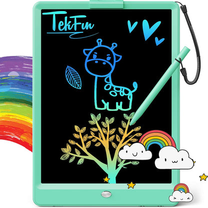 TEKFUN Kids Toys 10Inch LCD Writing Tablet, Mess Free Coloring Doodle Board, Drawing Pad for Kids